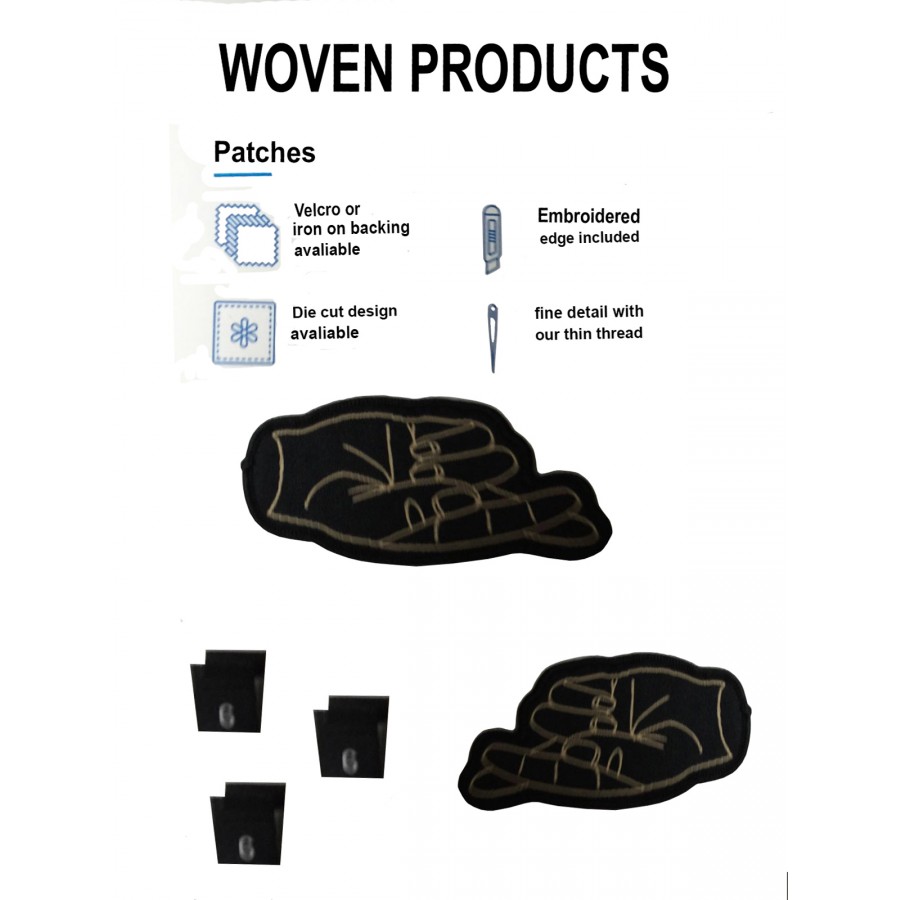 Die Cut Woven Labels