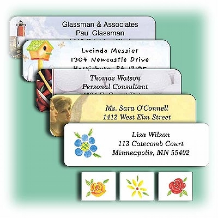 Rectangular Address Labels