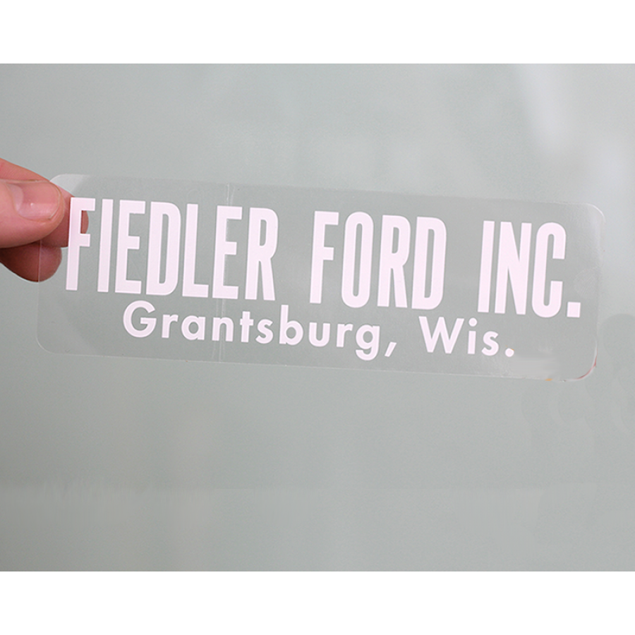 Custom Clear Labels