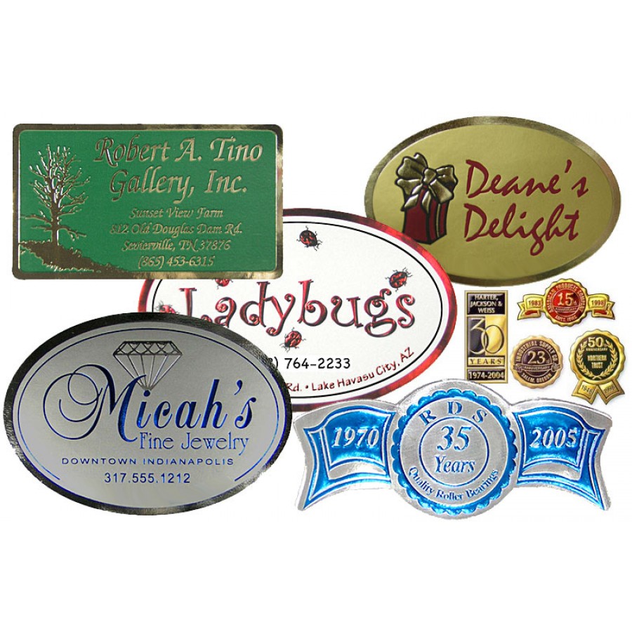 Custom Foiled Labels