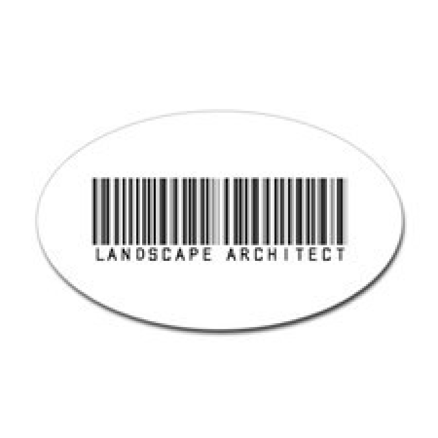 Oval Barcode Labels