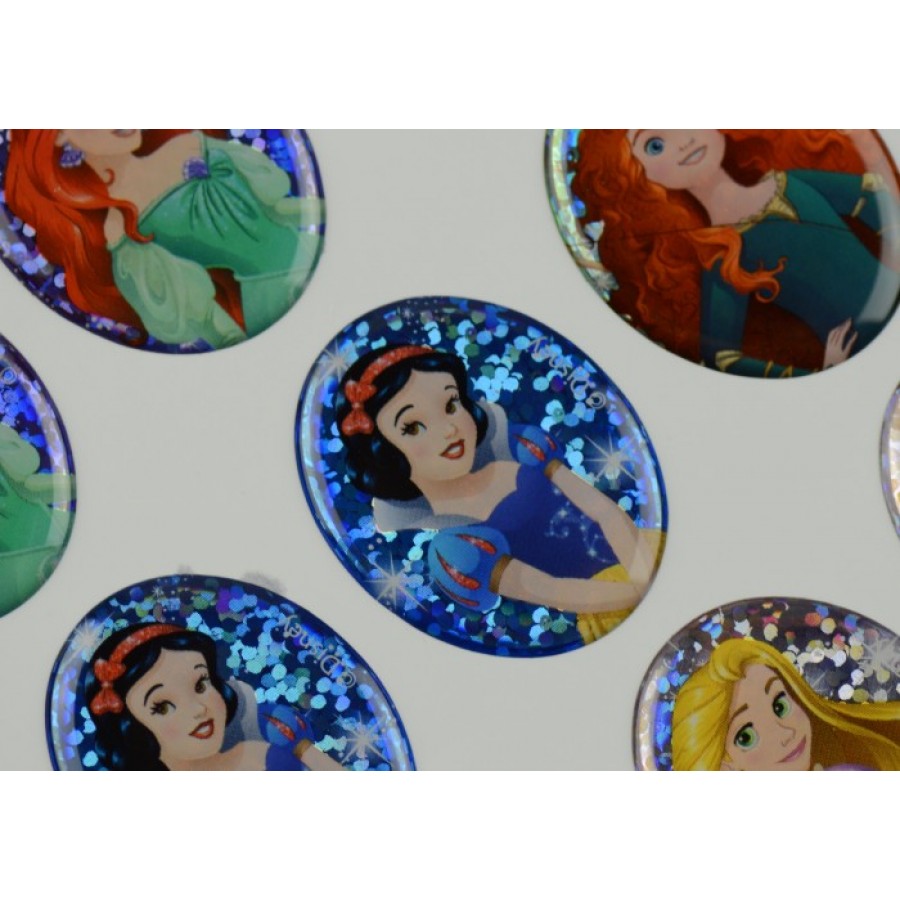 Oval 3D Hologram Labels