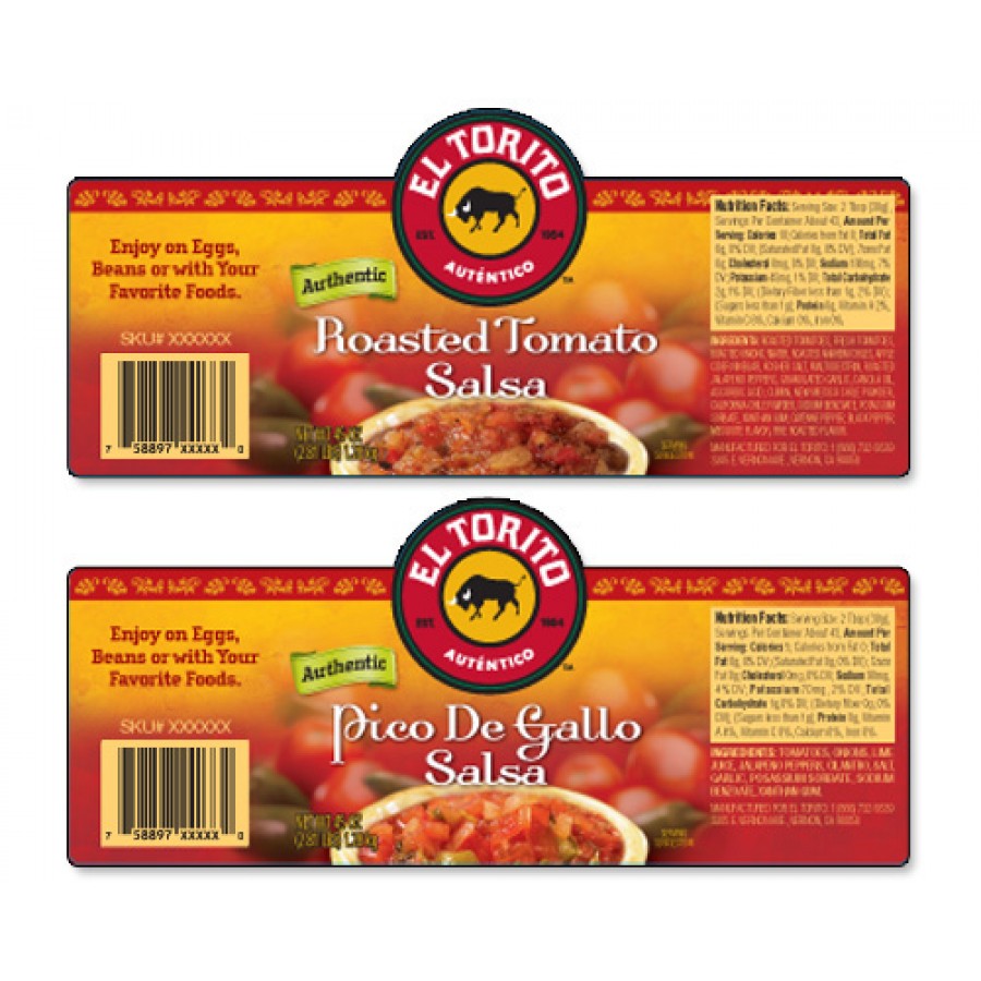 Rectangular Product Labels
