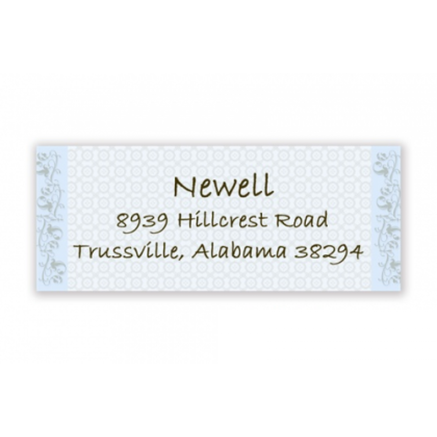 Rectangle Return Address Labels