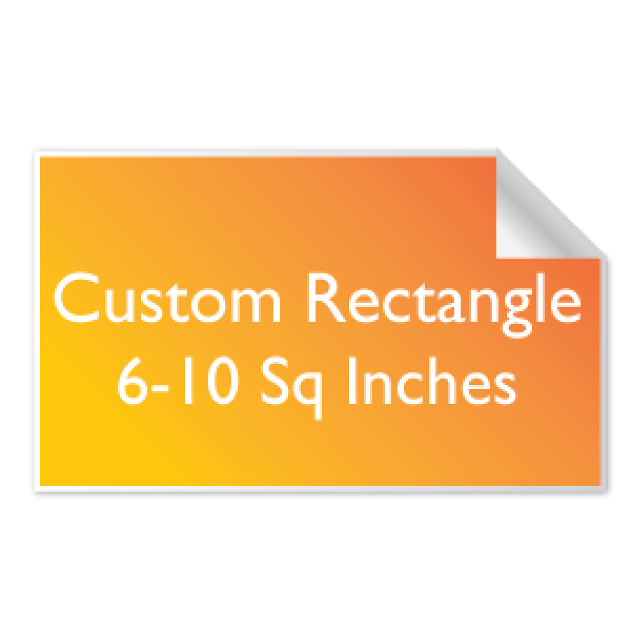 Rectable Label Rectangle Vinyl Labels | Rectangle Personalised Vinyl Labels