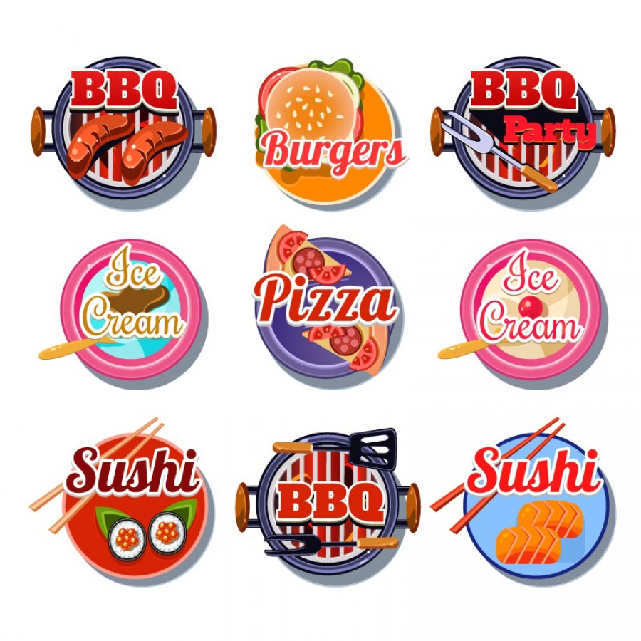 Round Food Labels