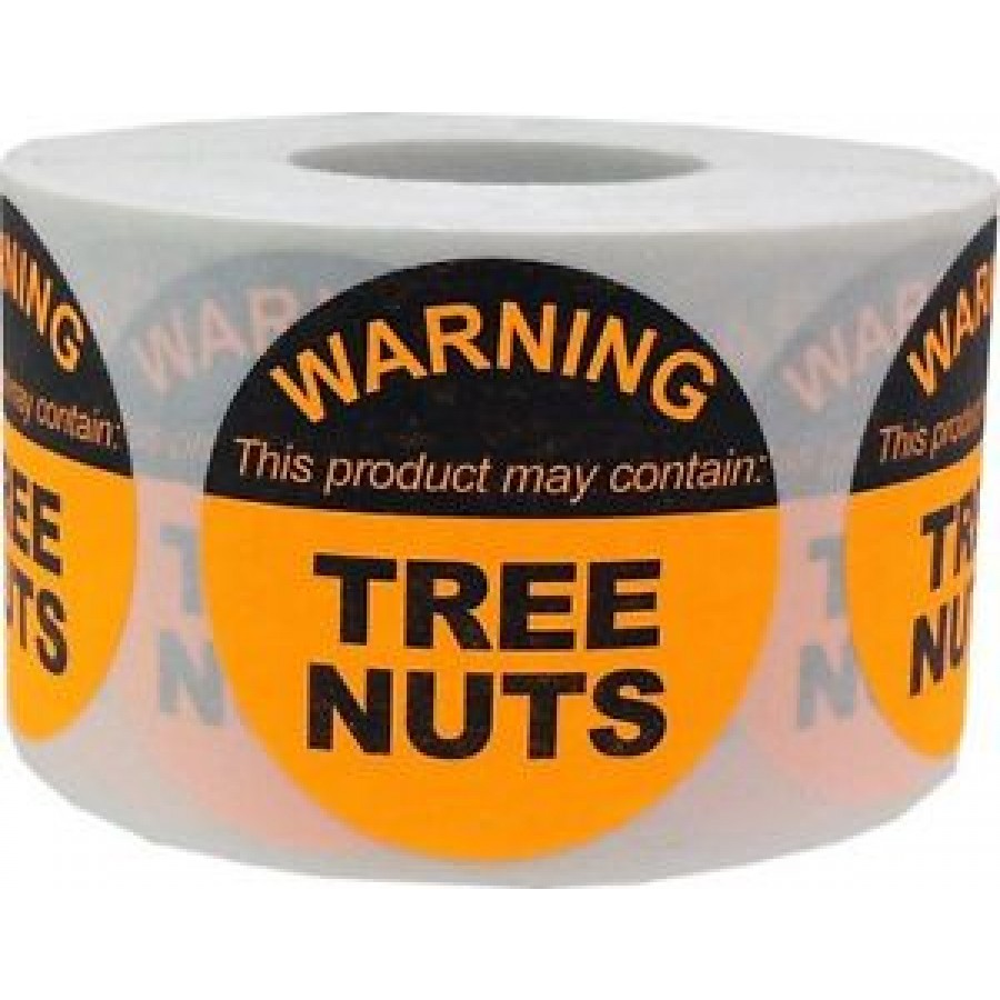 Round Warning labels