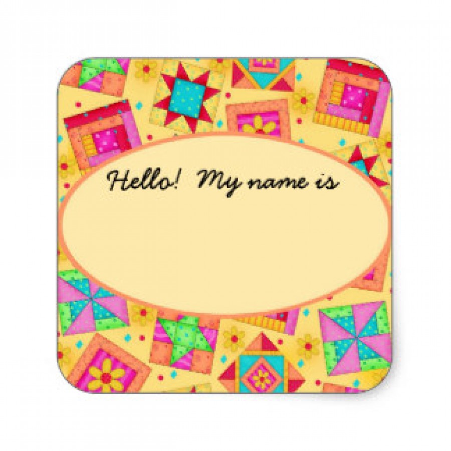 Square Block-Out Vinyl Labels