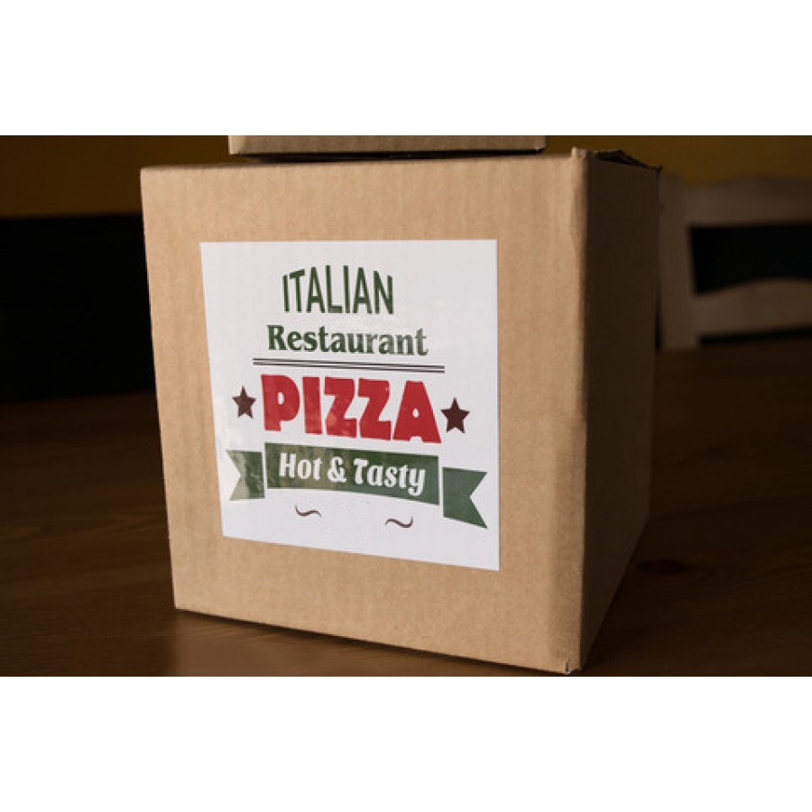 Square vinyl labels