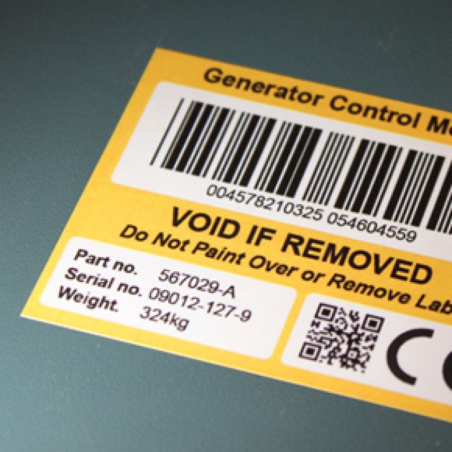 Custom Tamper Evident Security Labels